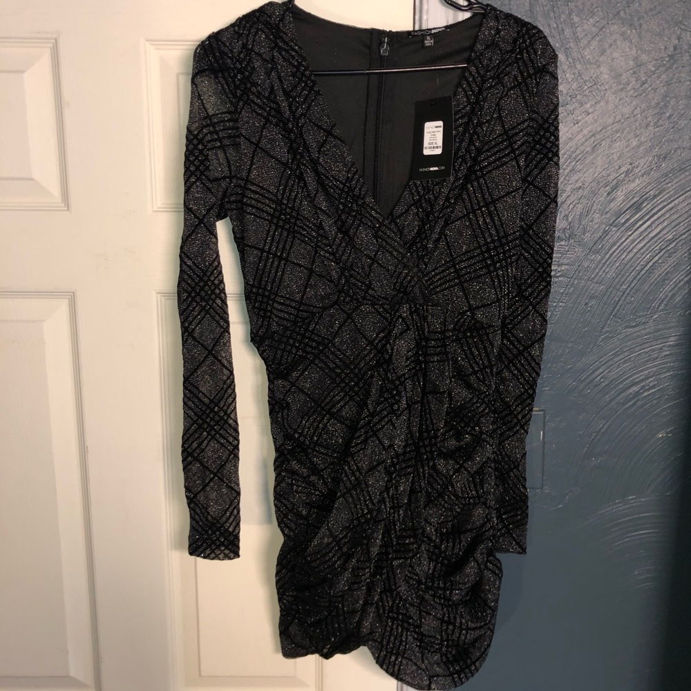 Fashion Nova - Long Night Mini Dress